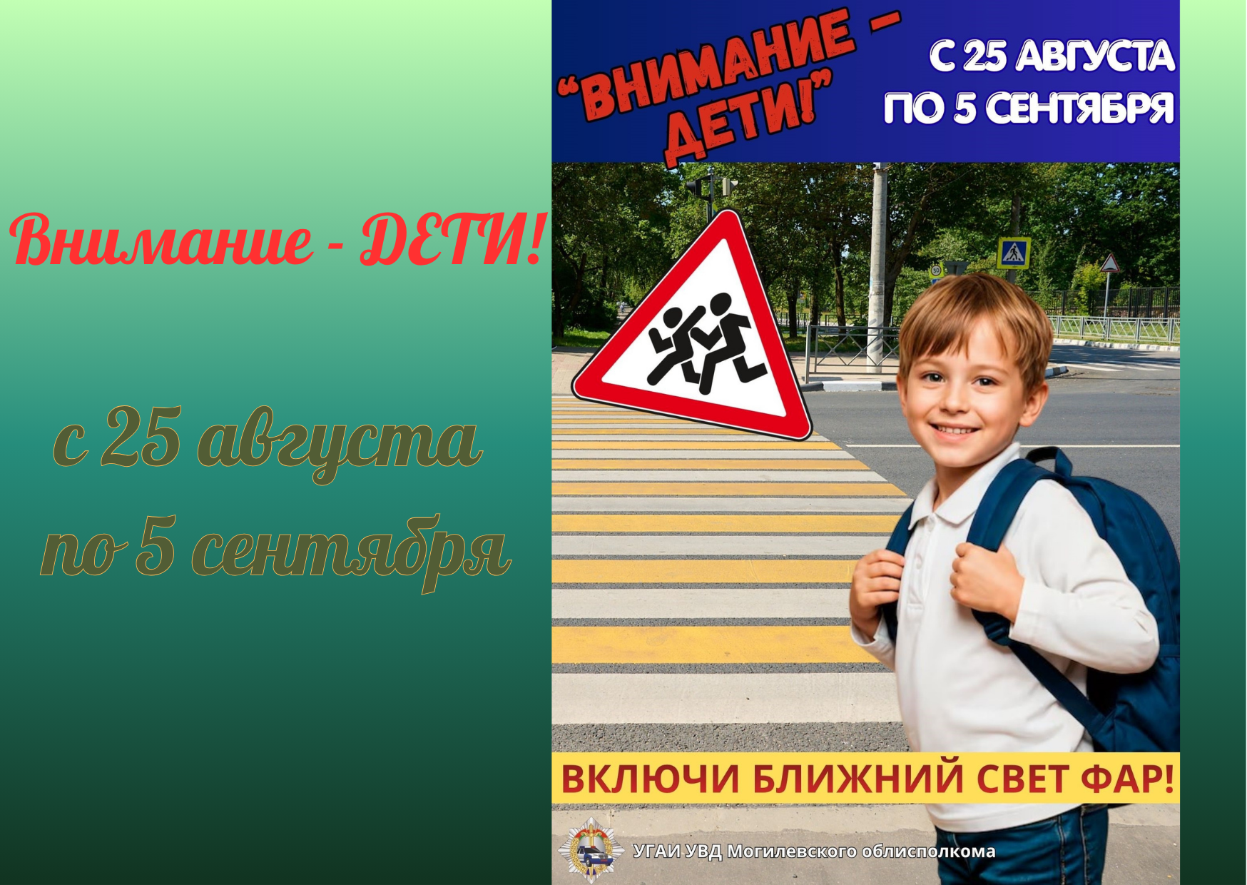 Единый день безопасности дорожного движения